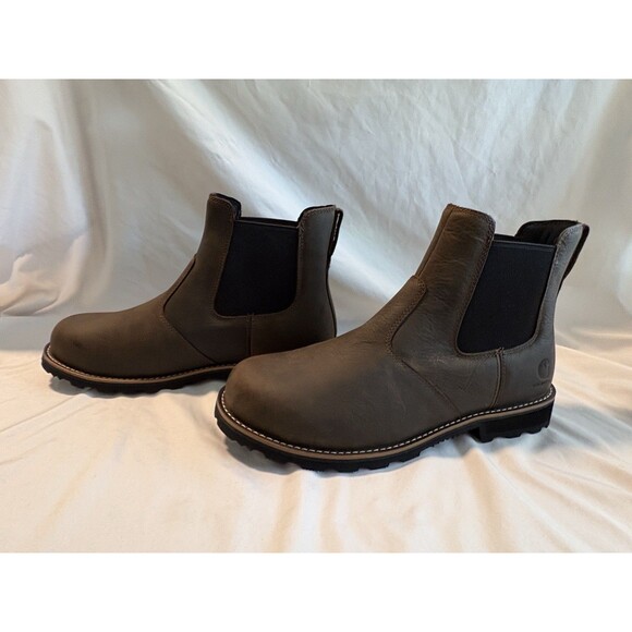 Men Carhartt Frontier Hard Toe Chelsea SR EH Work Boots Brown Sz 12 Water Resist main image 8